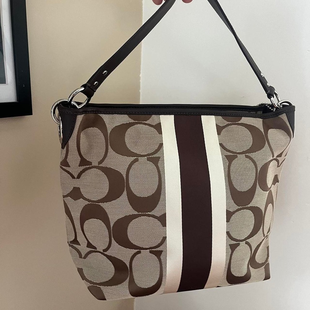 Y2k 2000s Coach Hamptons Weekend Signature Cs Stripe … - Gem
